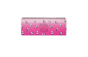 LEGAMI 12-MONTH DIARY - 2025 - DESK PLANNER - PANDA AG2512182